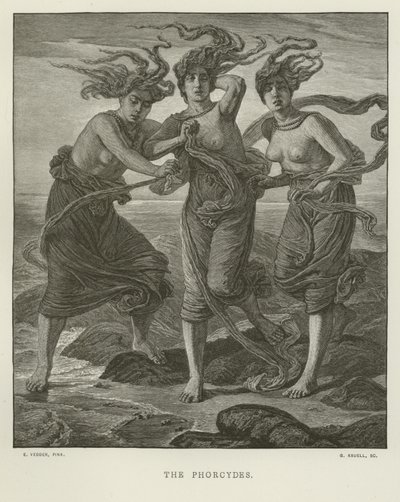 The Phorcydes (gravering) af Elihu Vedder