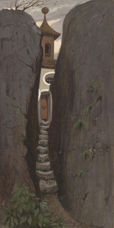 Glaseret, ca. 1877. af Elihu Vedder