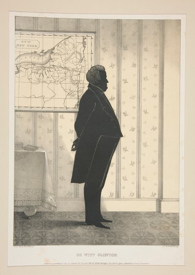 De Witt Clinton, fra et sæt på 27 portrætter af Elijah C. Kellogg
