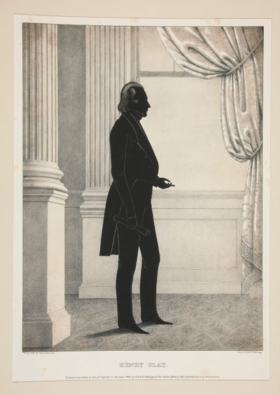 Henry Clay, fra et sæt på 27 portrætter af Elijah C. Kellogg