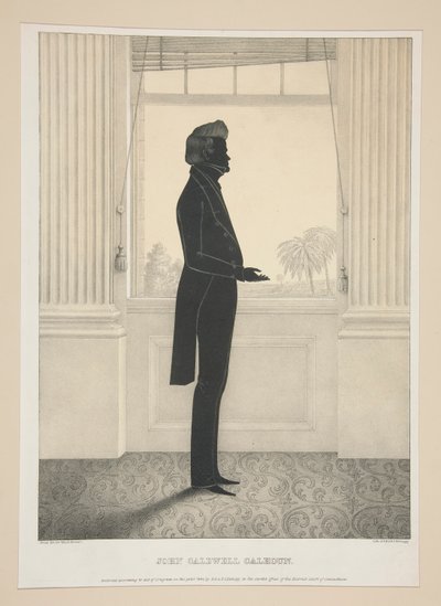 John Caldwell Calhoun, fra et sæt på 27 portrætter af Elijah C. Kellogg