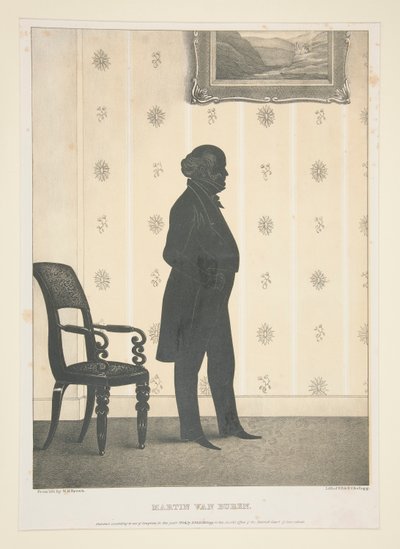 Martin Van Buren, fra et sæt på 27 portrætter af Elijah C. Kellogg