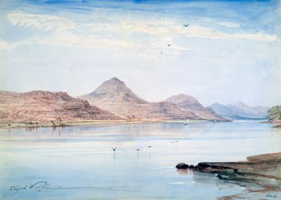 På Nilen, Gebel el Mody, Nubia, 1861 af Elijah Walton