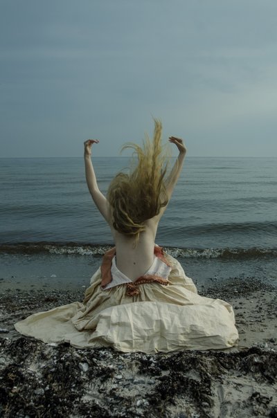 Forband havet, 2016 (silketryk) af Elinleticia Högabo