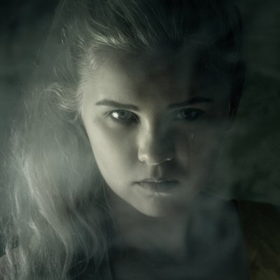 Grevinden, 2015 (silketryk) af Elinleticia Högabo