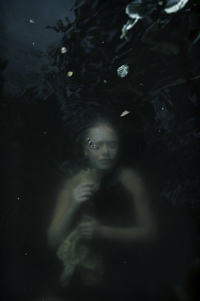 Under overfladen, 2016 (silketryk) af Elinleticia Högabo