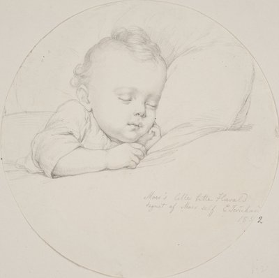 "Moers lille bitte Harald tegnet af moer self" af Elisabeth Jerichau Baumann