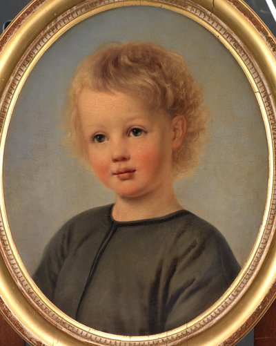 Portræt af Holger Aagaard Hammerich som 4-årig af Elisabeth Jerichau Baumann