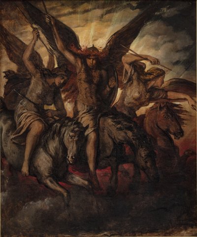 Valkyrier af Elisabeth Jerichau Baumann