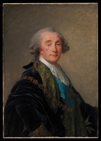 Alexander Charles Emmanuel de Crussol-Florensac (1743-1815) af Elisabeth Louise Vigee Lebrun