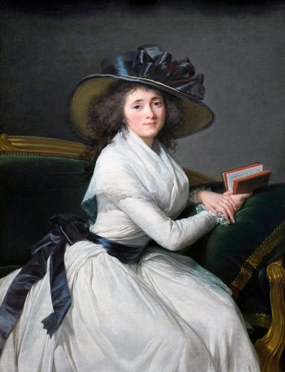 "Portræt af Comtesse de la Chatre (Marie Charlotte Louise Perrette Aglae Bontemps) af Elisabeth Louise Vigee-Lebrun