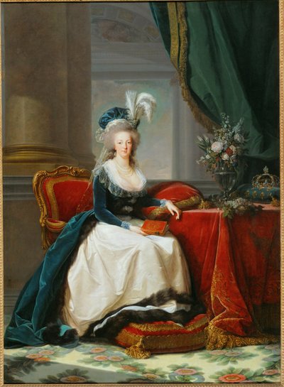 Dronning Marie-Antoinette af Elisabeth Louise Vigee-Lebrun
