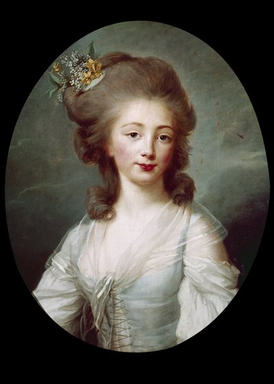 Grevinden af ​​Cluzel (Marie-Thérèse Antoinette de Cluzel) af Elisabeth Louise Vigee Lebrun