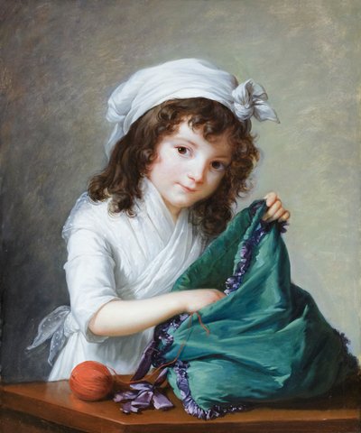 Mademoiselle Brongniart af Elisabeth Louise Vigee Lebrun