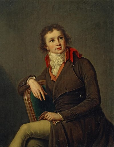 Portræt af grev Pavel Alexandrovich Stroganov 1774-1817, 1790