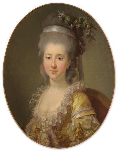 Portræt af grevinde Urszula Potocka, født Zamoyska af Elisabeth Louise Vigee Lebrun