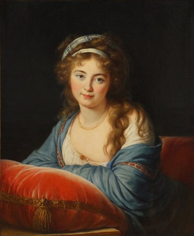 Portræt af grevinde Yekaterina Skavronskaya, født von Engelhardt 1761-1829, 1796 af Elisabeth Louise Vigee Lebrun