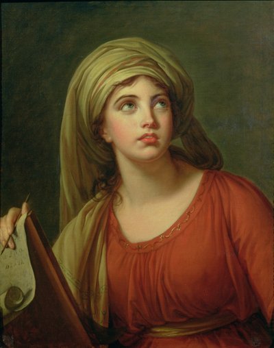 Portræt af Emma Hart (ca.1765-1815), senere Lady Hamilton, som Sibylle, ca.1792 af Elisabeth Louise Vigee Lebrun