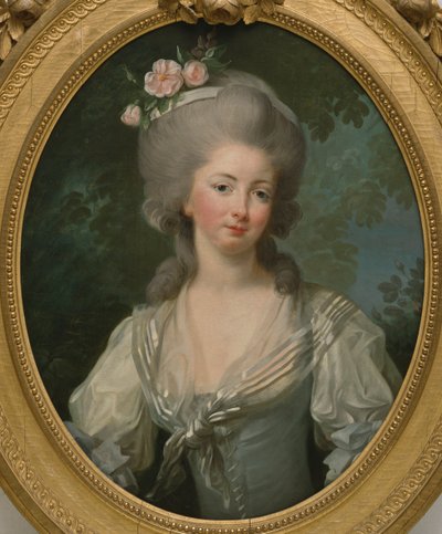 Portræt af Ernestine-Frederique, prinsesse af Croy. af Elisabeth Louise Vigee Lebrun