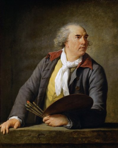 Portræt af Hubert Robert 1733-1808, 1788. af Elisabeth Louise Vigee Lebrun