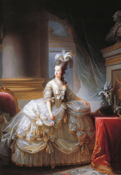 Portræt af Marie Antoinette (Wien af Elisabeth Louise Vigee Lebrun