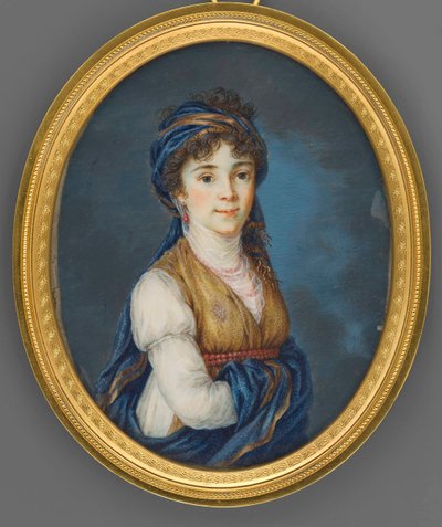 Portræt af prinsesserne Anna Grigoryevna Beloselskaya-Belozerskaya 1773-1846. af Elisabeth Louise Vigee Lebrun