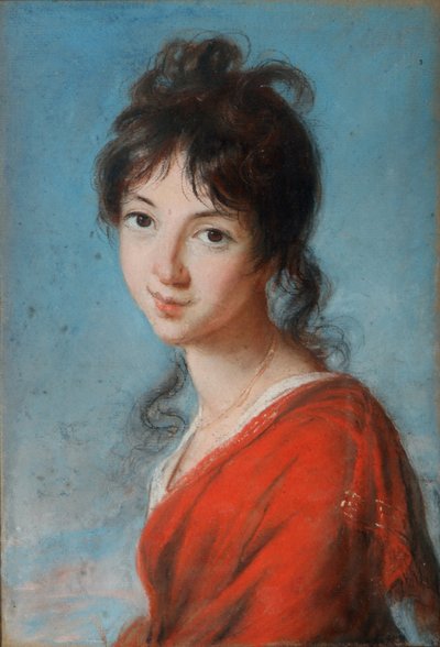 Portræt af prinsesse Teresa Czartoryska 1785-1868, 1800 af Elisabeth Louise Vigee Lebrun
