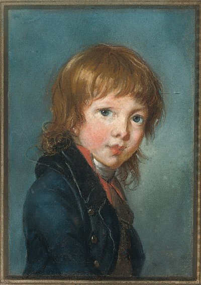 Portræt af en dreng, 1801 af Elisabeth Louise Vigee Lebrun