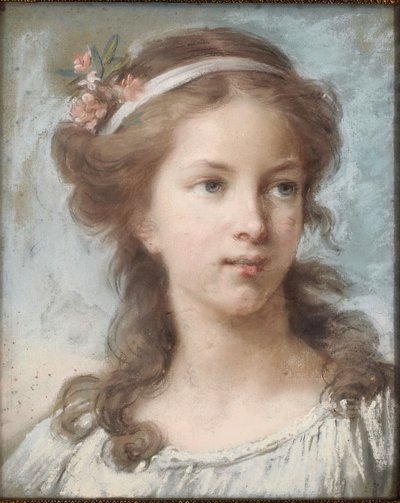 Portræt af en ung pige af Elisabeth Louise Vigee Lebrun