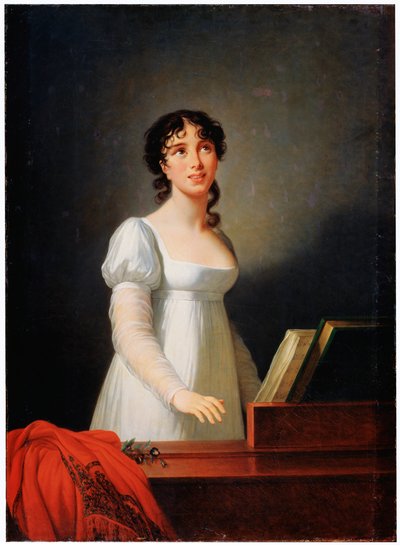 Portræt af den italienske sangerinde Angelica Catalani, slutningen af det 18. og begyndelsen af det 19. århundrede af Elisabeth Louise Vigee Lebrun