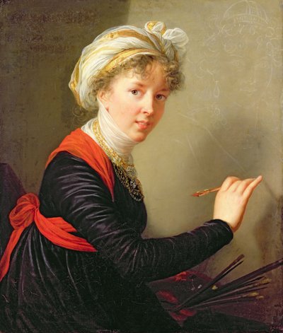 Selvportræt, 1800 af Elisabeth Louise Vigee Lebrun