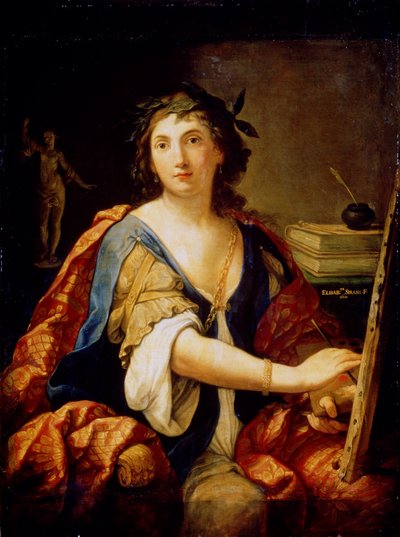 Allegory of Painting selvportræt, 1658 af Elisabetta Sirani