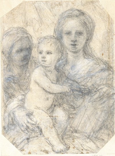 Madonna og barn af Elisabetta Sirani