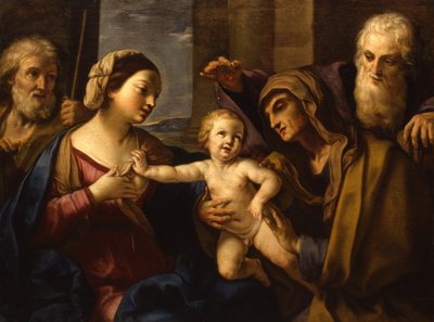 Den hellige familie af Elisabetta Sirani