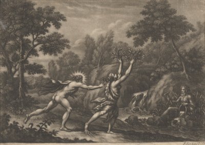 Apollo og Daphne af Elisha Kirkall