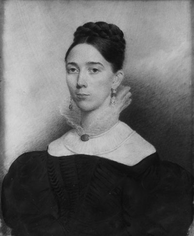 Alice Goudry, ca. 1830-35. af Eliza Goodridge