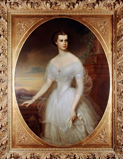 Elisabeth (Sissi), kejser af Østrig i 1854 (maleri) af Eliza Turck