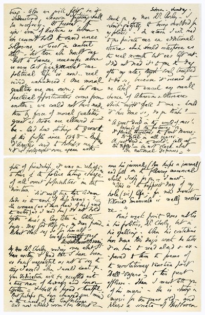 Brev fra Elizabeth Barrett Browning til Henry F Chorley, 1859. af Elizabeth Barrett