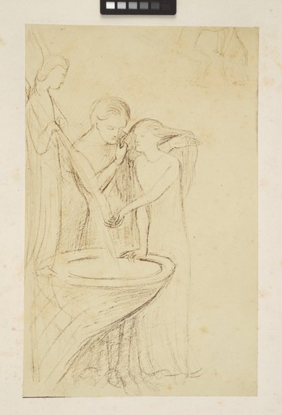 Design og skitser af Elizabeth Eleanor (1834 62) Siddal