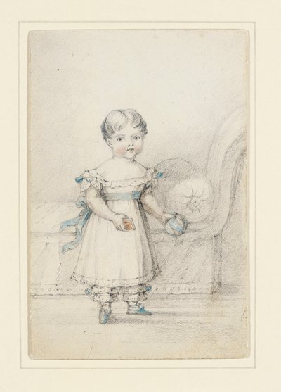 Prinsesse Victoria med en bold, 1822 af Elizabeth Keith Heathcote