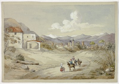 Albenga på Corniche (kyst)vejen af Elizabeth Murray