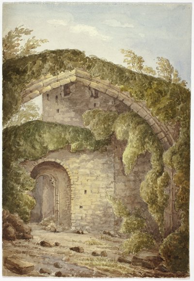 Interiør af Conway Castle af Elizabeth Murray