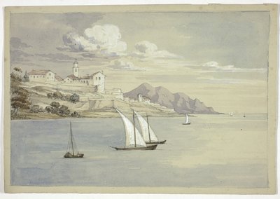 Portofino fra havet, Genova af Elizabeth Murray