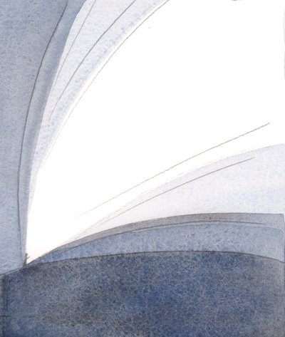 Kristus i hans inkarnation gav sand hyldest til Faderen fra jorden: Han fortsætter med at udgyde sit lys gennem sin kirke., 2001 (w/c på papir) af Elizabeth Wang