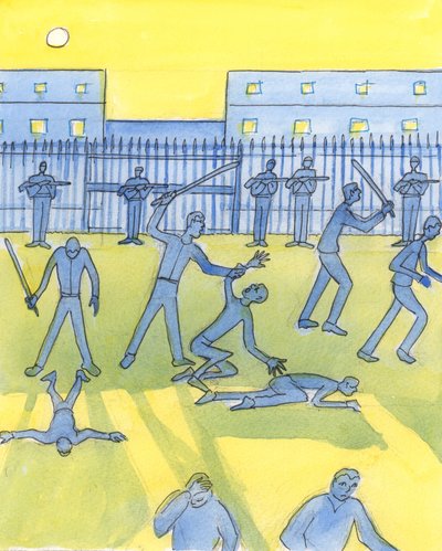 Regeringer fornærmer Gud, når de undlader at beskytte og hjælpe deres folk, 2004 (w/c på papir) af Elizabeth Wang