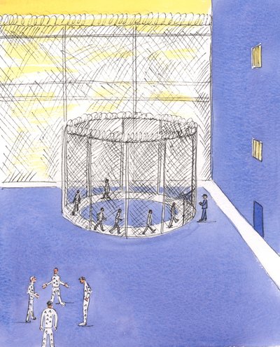 Mennesker, der er fanget i deres synder, har ingen varig lykke, 2004 (w/c på papir) af Elizabeth Wang