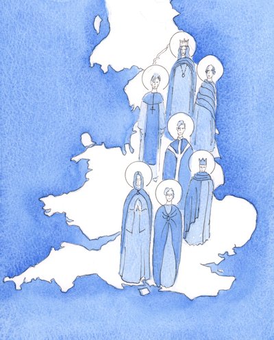 Herren opfordrer biskopperne til at huske, at England var katolsk i tusind år. De bør ikke være bange for nogle få højtråbende ateister i vores tid, 2005 (akvarel på papir). af Elizabeth Wang