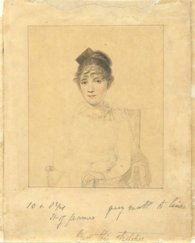 Harriet Trumbull (datter af guvernør Jonathan Trumbull, Jr.; hustru til Benjamin Silliman fra Yale College) af Elkanah Tisdale