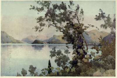 Aften, Lago di Como, Illustration fra 