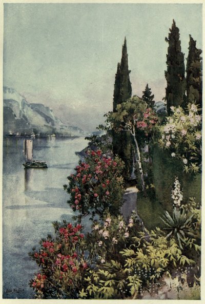 Villa Giulia, Comosøen, Illustration fra 